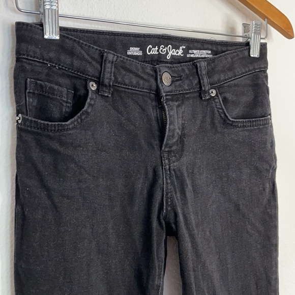 Cat & Jack stretch skinny jeans 12 - Picture 2 of 6